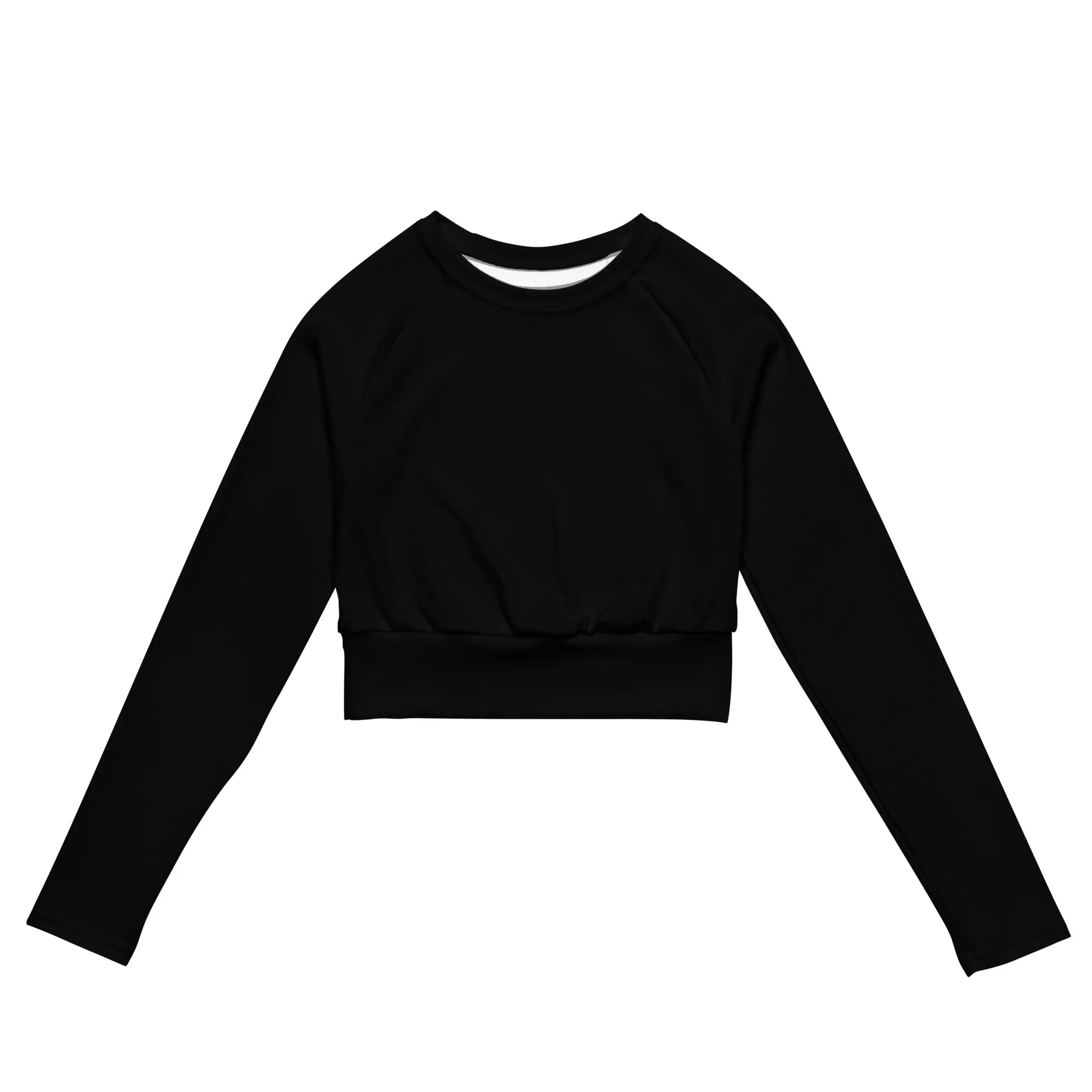 City Chic Long Sleeve Crop Top