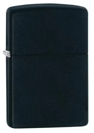 Classic black matte Zippo lighter (fuel NOT included)
