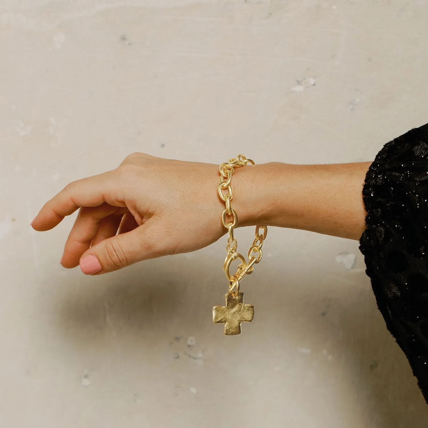 Cross Toggle Bracelet
