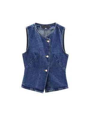 Denim Chic Weste