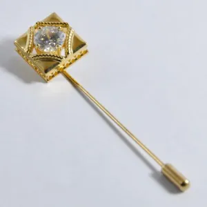 DIAMOND SQUARE FANCY LAPEL PIN