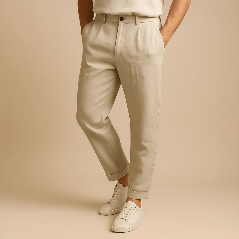 Domoir | Relaxed Linen Trousers