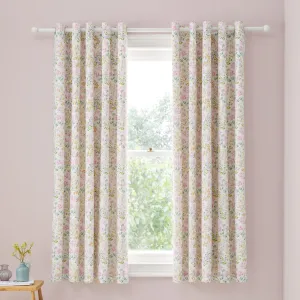 Dreams & Drapes Edith Eyelet Curtains - Lilac