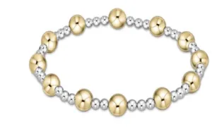Enewton - Classic Sincerity Pattern 6mm Bead Bracelet - Mixed  Metal