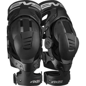 EVS Sports Black Axis Sport Knee Brace Size X-Large Pair Made for Lightweight Comfort and Flexibility AXISS-BK-XP