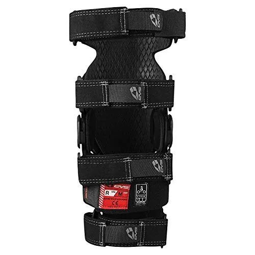 EVS Sports Black Axis Sport Knee Brace Size X-Large Pair Made for Lightweight Comfort and Flexibility AXISS-BK-XP