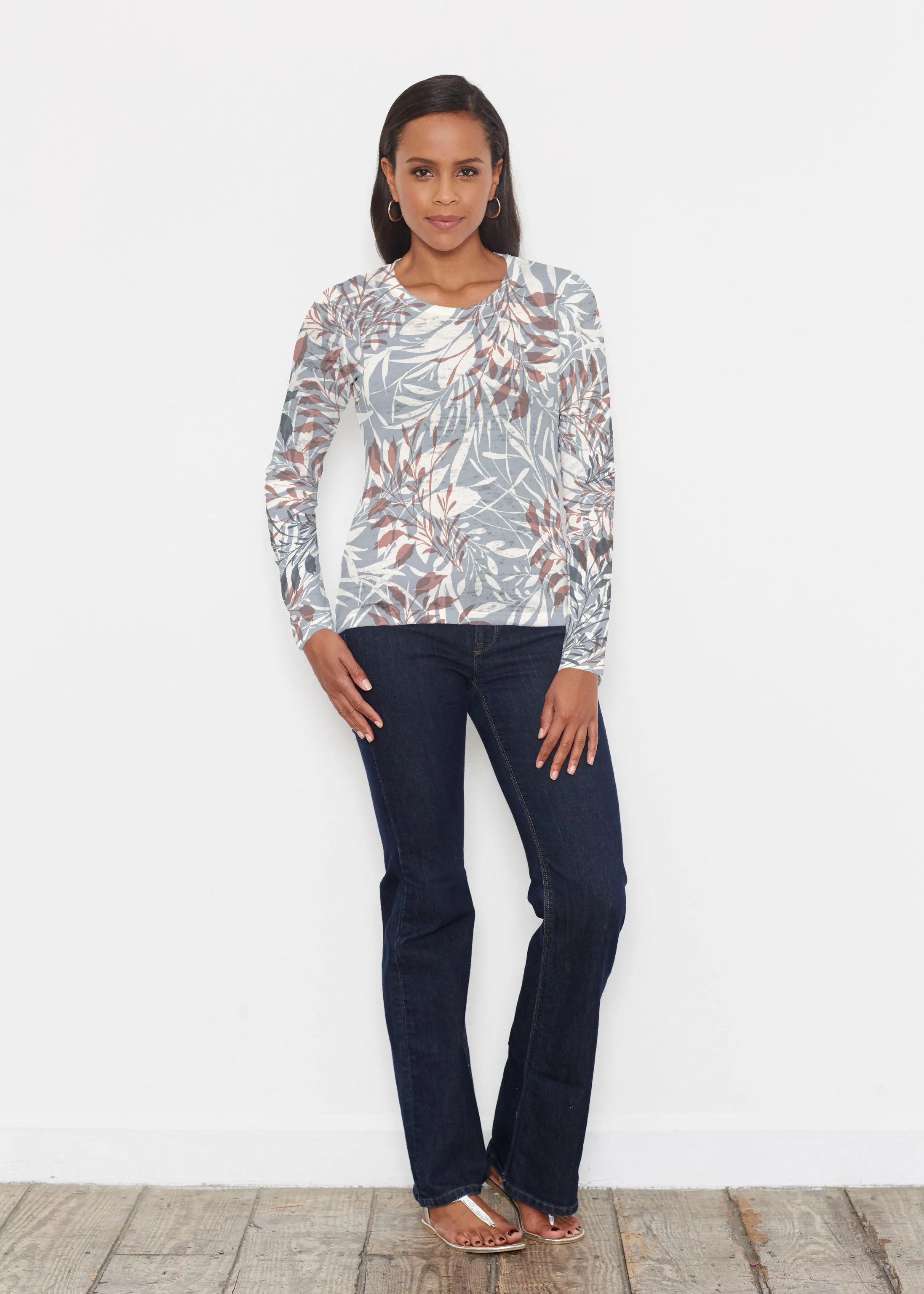 Fall Foliage (8013) ~ Signature Long Sleeve Crew Shirt