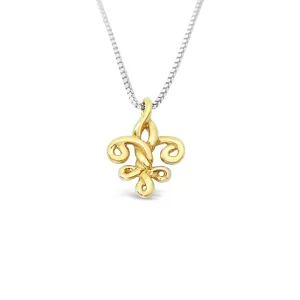 Fleur de Love Knot Solid 18K - Small