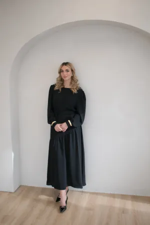 Graceful Flow Maxi- Black