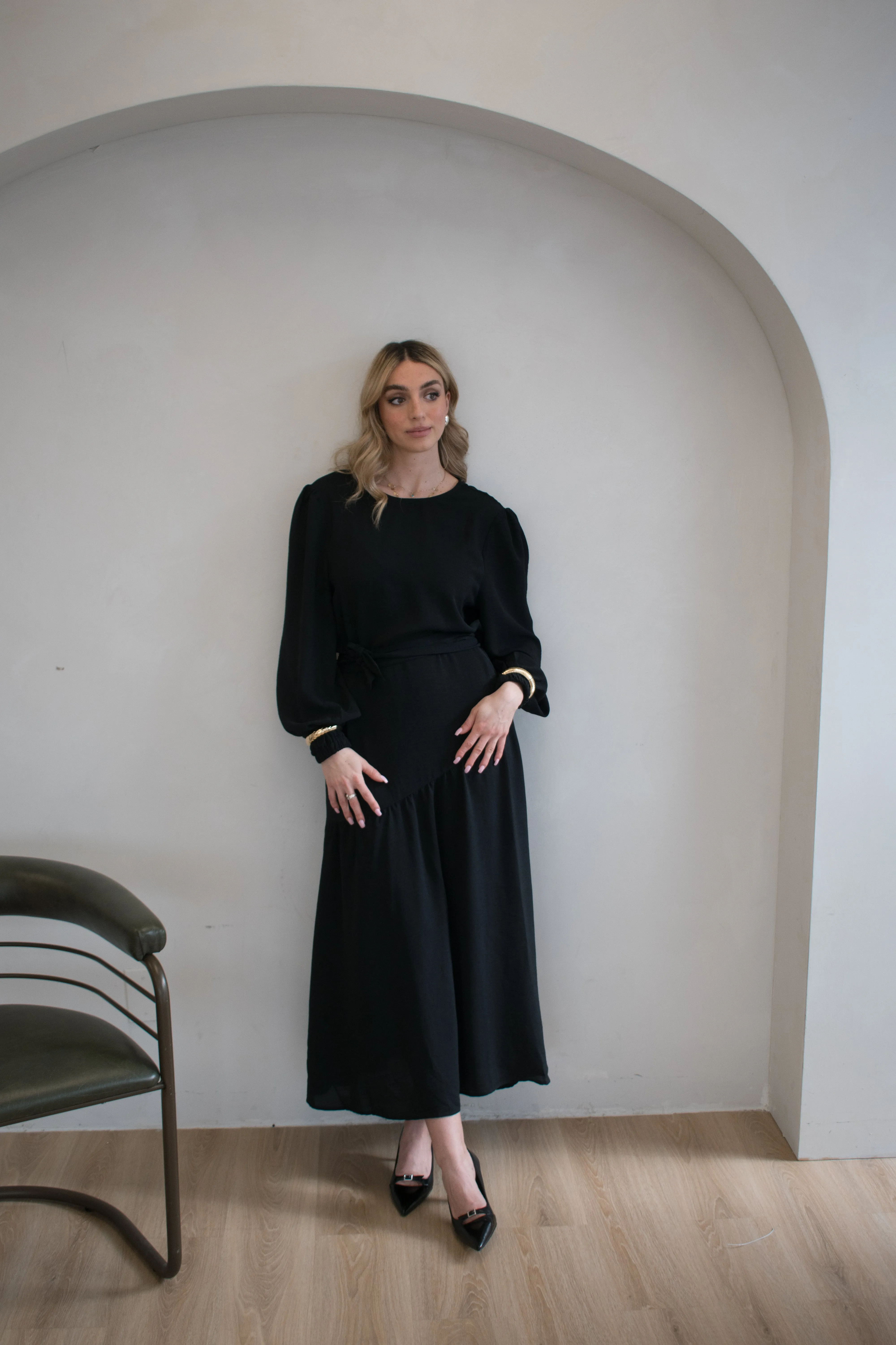 Graceful Flow Maxi- Black