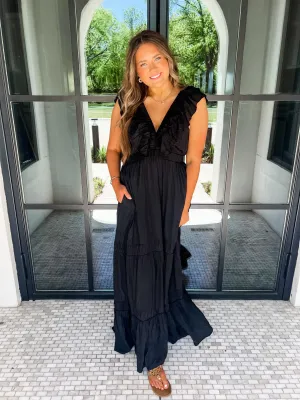 Graceful Moment Black Dress