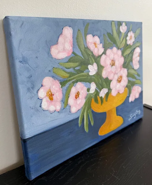 Graceful Pink Camellias
