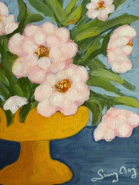 Graceful Pink Camellias