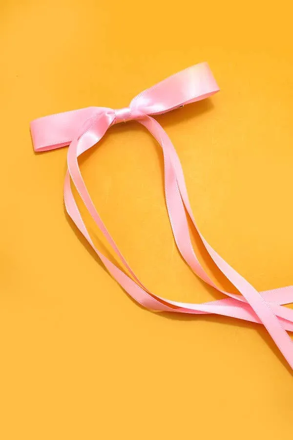 Hair Bow Clip - Long Playful Bows - Great Gift for Daughter, Sister, Friend
