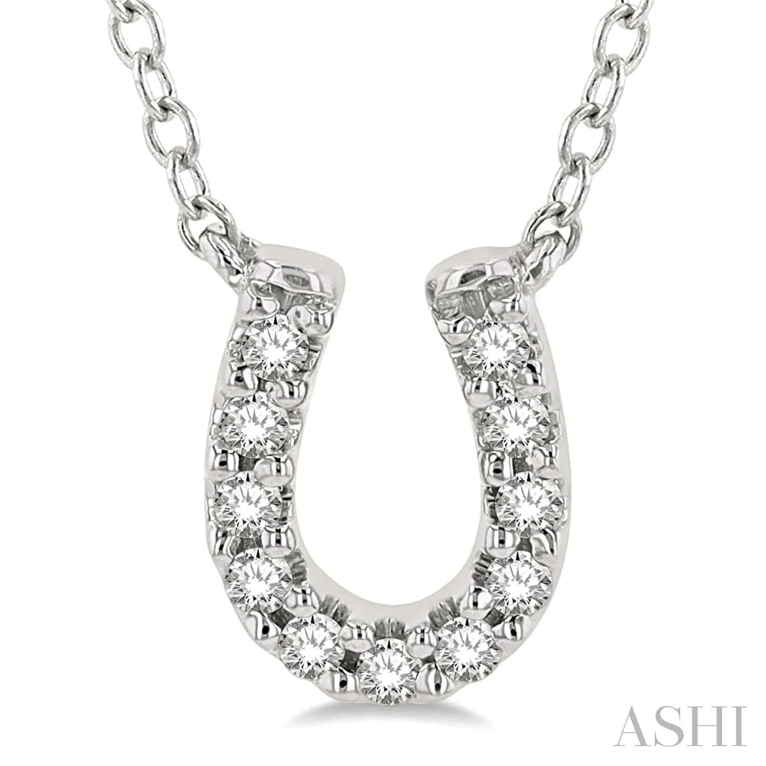 Horse Shoe Petite Diamond Fashion Pendant