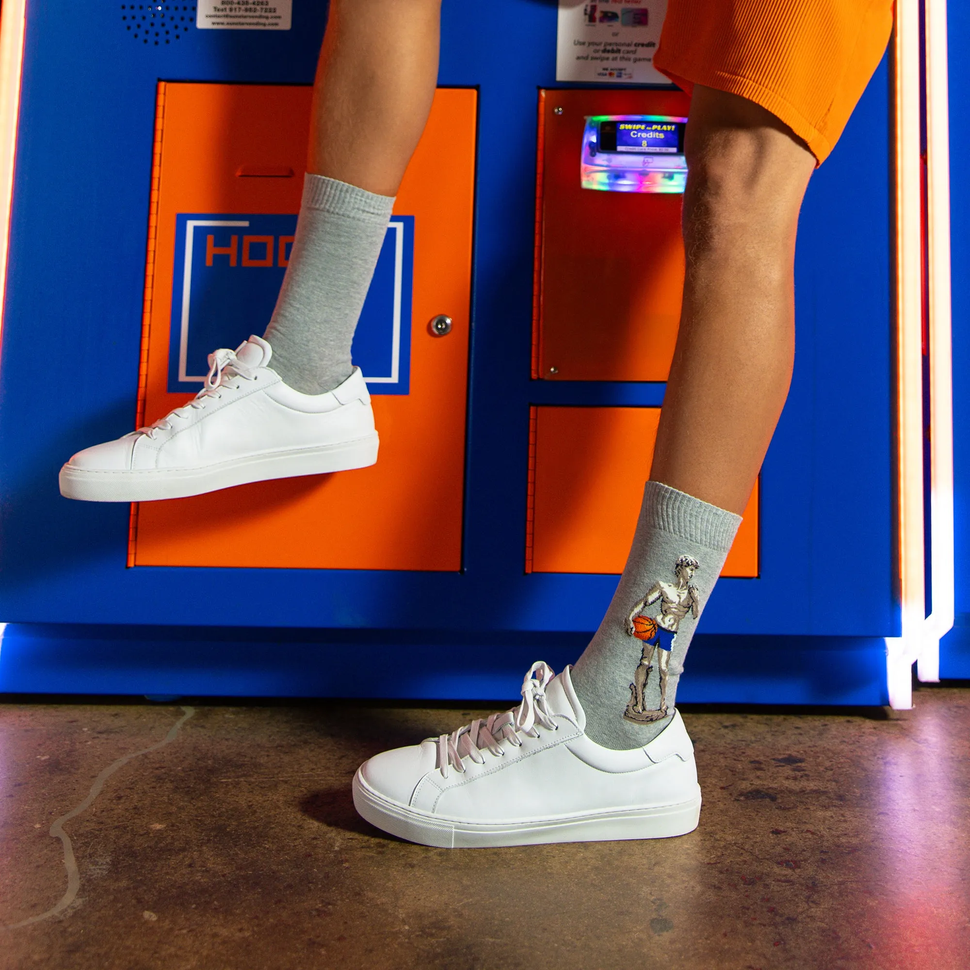 HOTSOX Men's Baller David Crew Sock