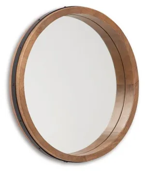 Jamesburg Brown/Black Accent Mirror
