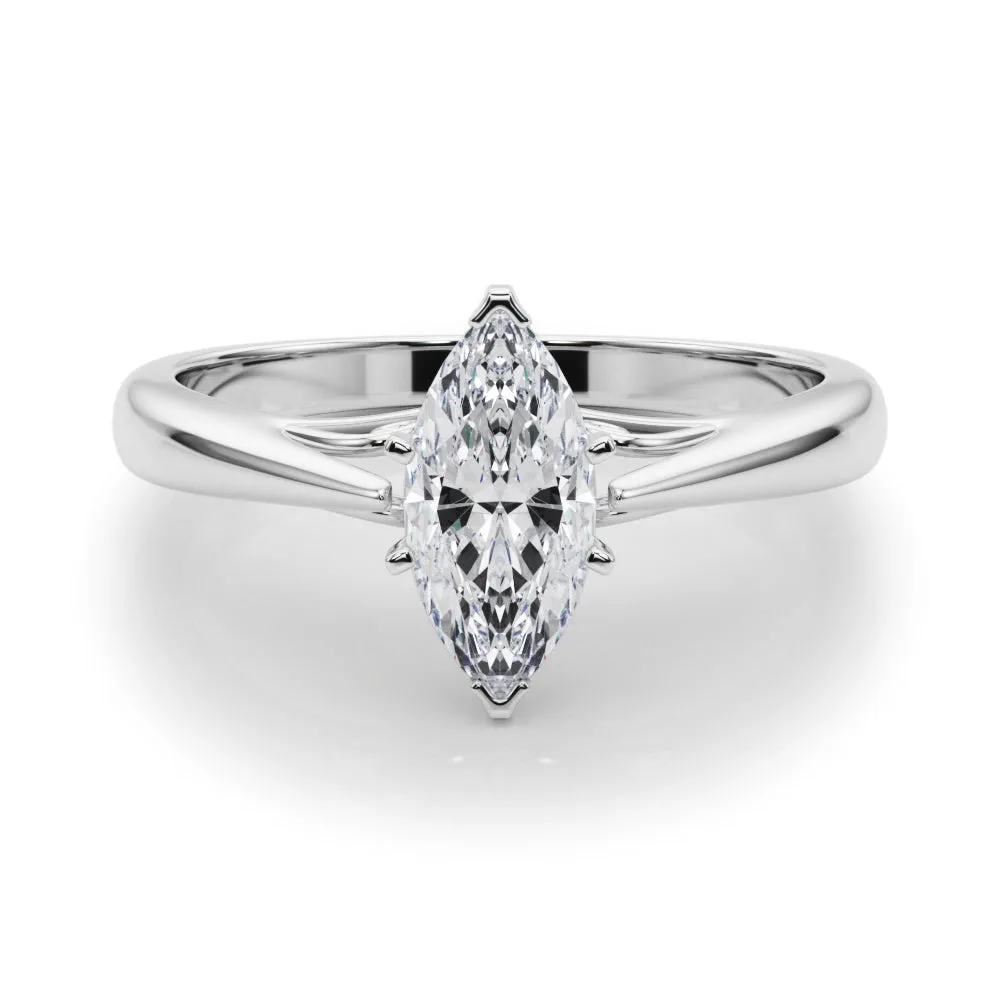 Katerina Marquise Diamond Solitaire Engagement Ring