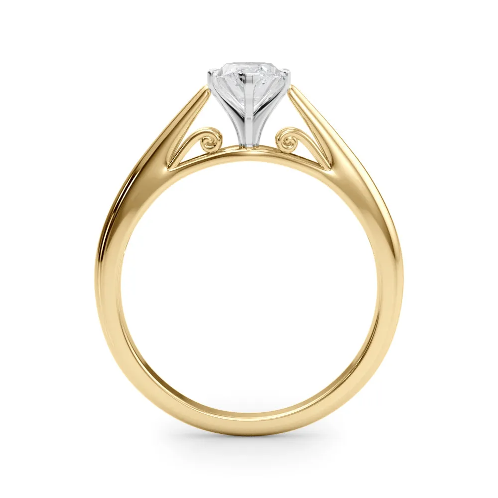 Katerina Marquise Diamond Solitaire Engagement Ring