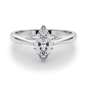 Katerina Marquise Diamond Solitaire Engagement Ring