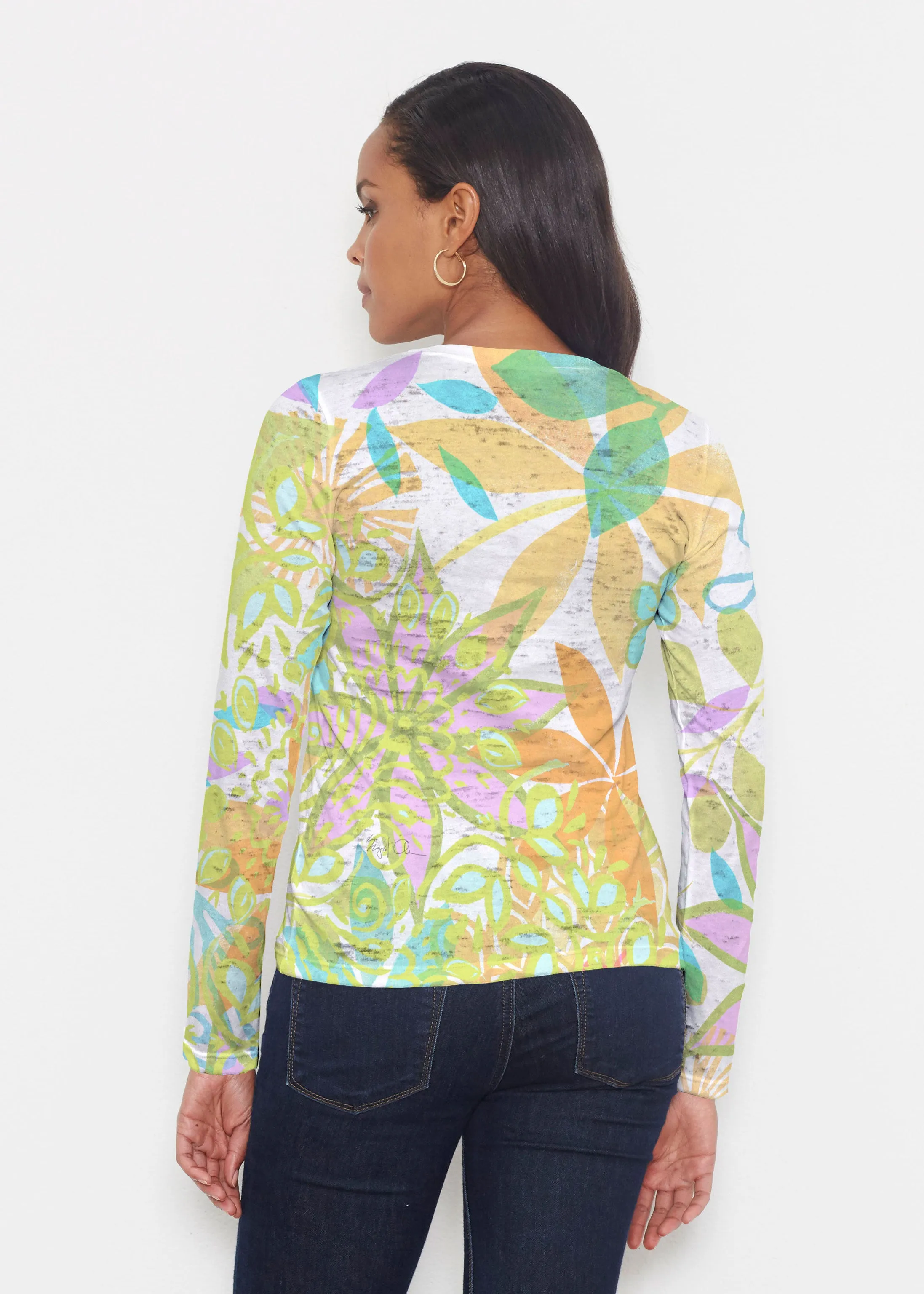 Kauai Lime (2301) ~ Signature Long Sleeve Crew Shirt