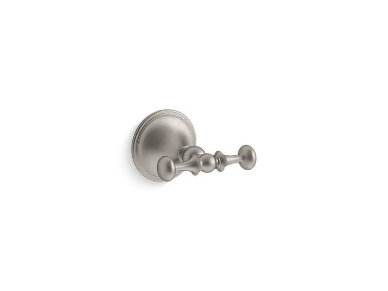 KOHLER K-26525 Decorative Double robe hook