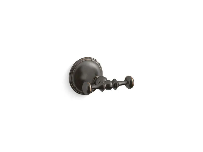 KOHLER K-26525 Decorative Double robe hook
