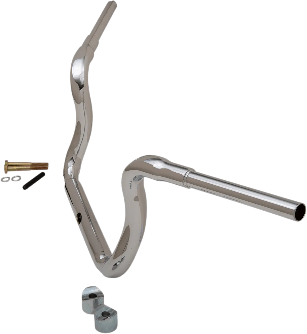 LA Choppers LA-7323-10 1-1/2in. Traditional Ape Hanger Handlebar - Chrome