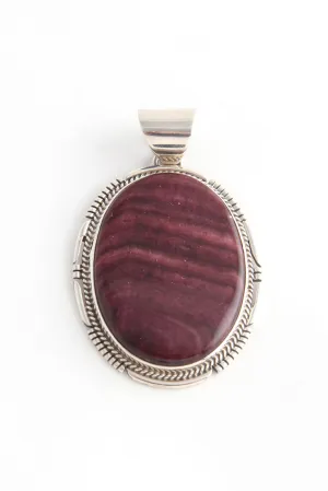 Large Purple Spiny Shell Pendant
