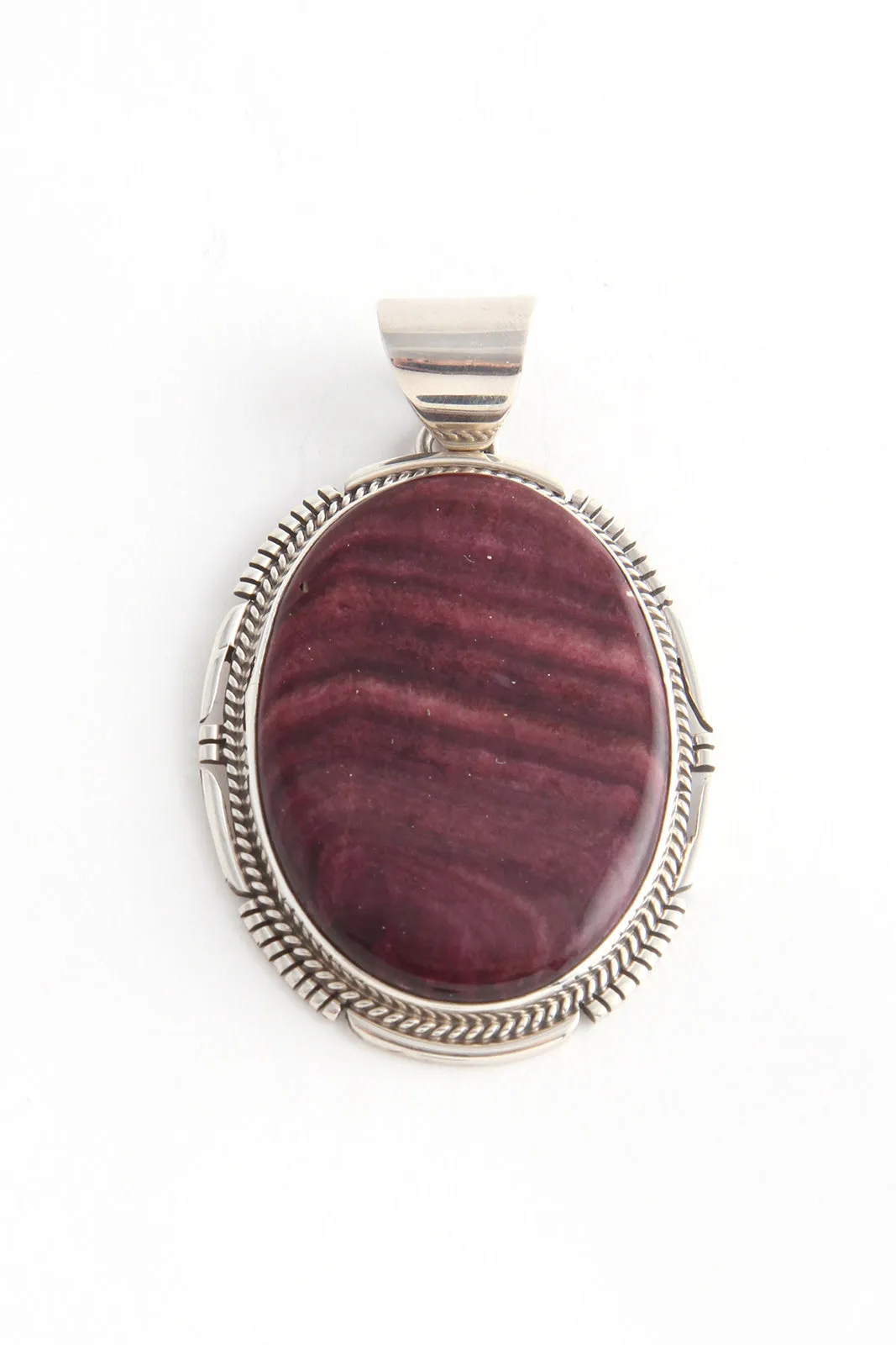 Large Purple Spiny Shell Pendant
