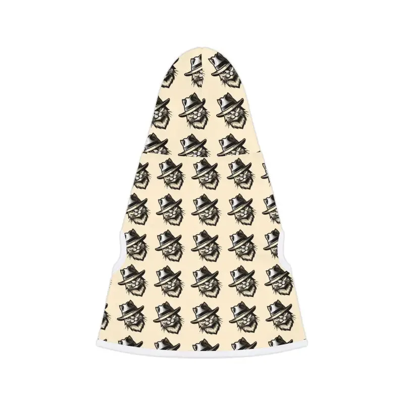 Level Up your Pup with Adorable Cat Pattern Pet Hoodie