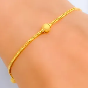 Lightweight Graceful 22K Gold Bracelet