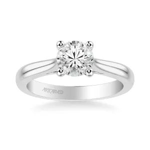 Lindsey Classic Solitaire Diamond Engagement Ring