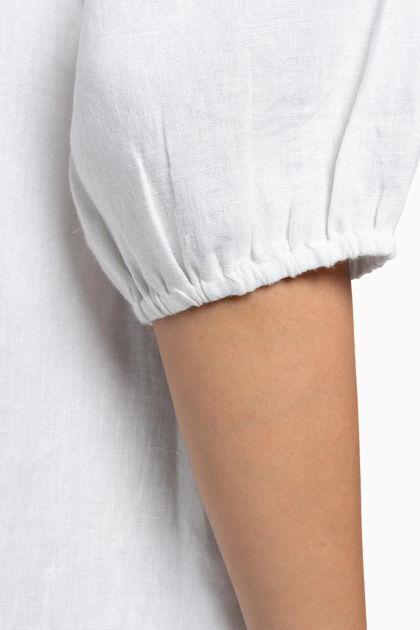 Linen Avra Dress-Muted Mocha