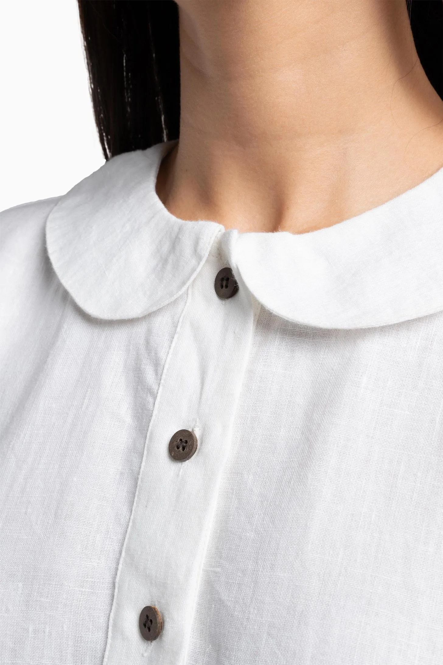 Linen Avra Dress-Muted Mocha