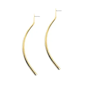 Long Bow Stud Earrings