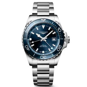 LONGINES HYDROCONQUEST GMT 41M Blue Automatic Steel L3.790.4.96.6 watch