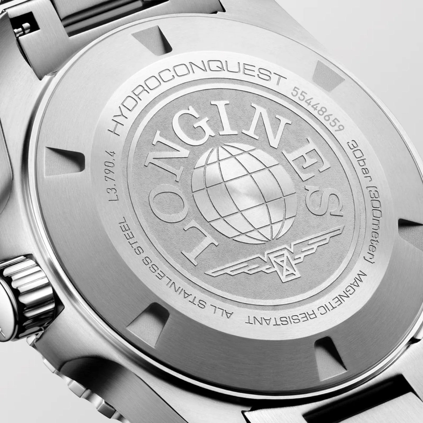 LONGINES HYDROCONQUEST GMT 41M Blue Automatic Steel L3.790.4.96.6 watch