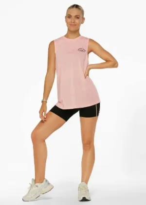Lorna Jane Lotus Muscle Tank - Vibrant Peach