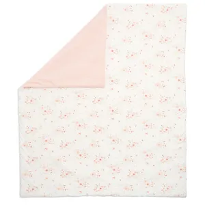 M&P Welcome to the World Cot Bed Quilt (Floral Spot)