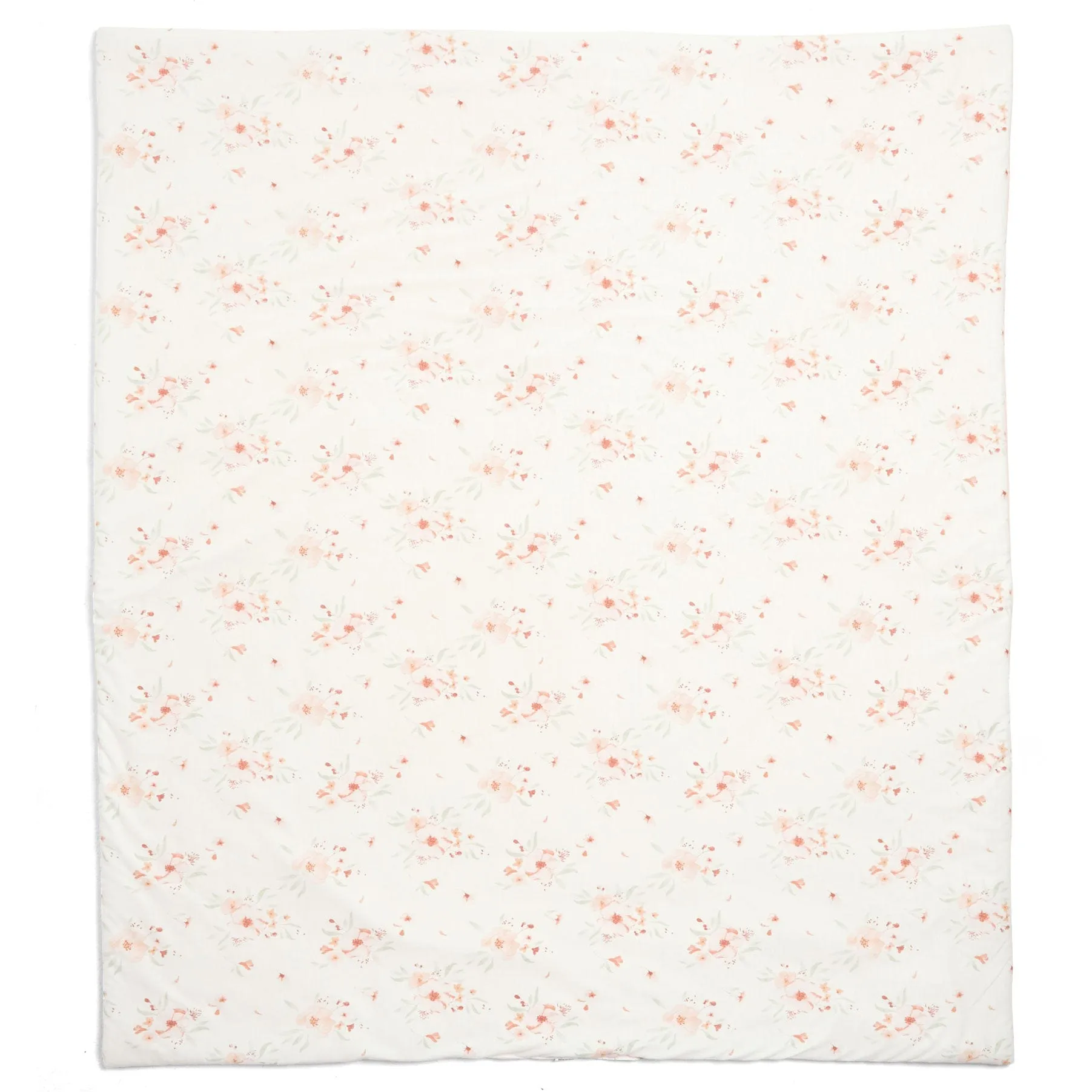 M&P Welcome to the World Cot Bed Quilt (Floral Spot)