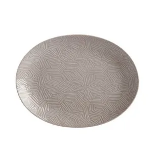 Maxwell & Williams Dune Oval Platter Taupe 36x27cm DR0417