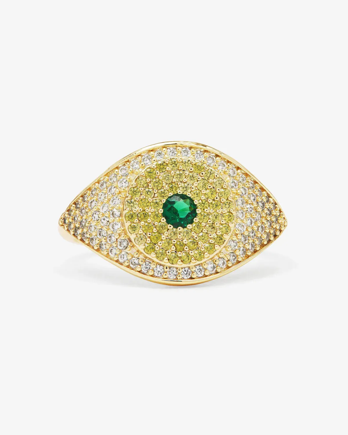Melinda Maria Green Evil Eye Ring