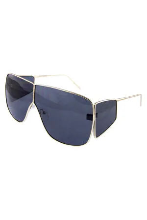 Metal Modern Square Sunglasses