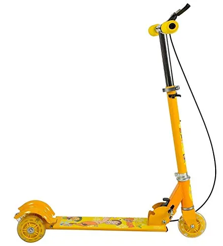 mittali dispatch Road Runner 3 Wheel Fordable Scooter, Skate Scooter for Kids,Baby Toys for Kids,Baby Toys for Boys Girls.