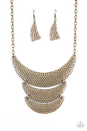 Moonwalk Magic - Brass Necklace