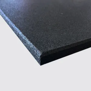 MORGAN - COMMERCIAL GRADE COMPRESSED RUBBER FLOOR TILES (1m x 1m x 15mm)