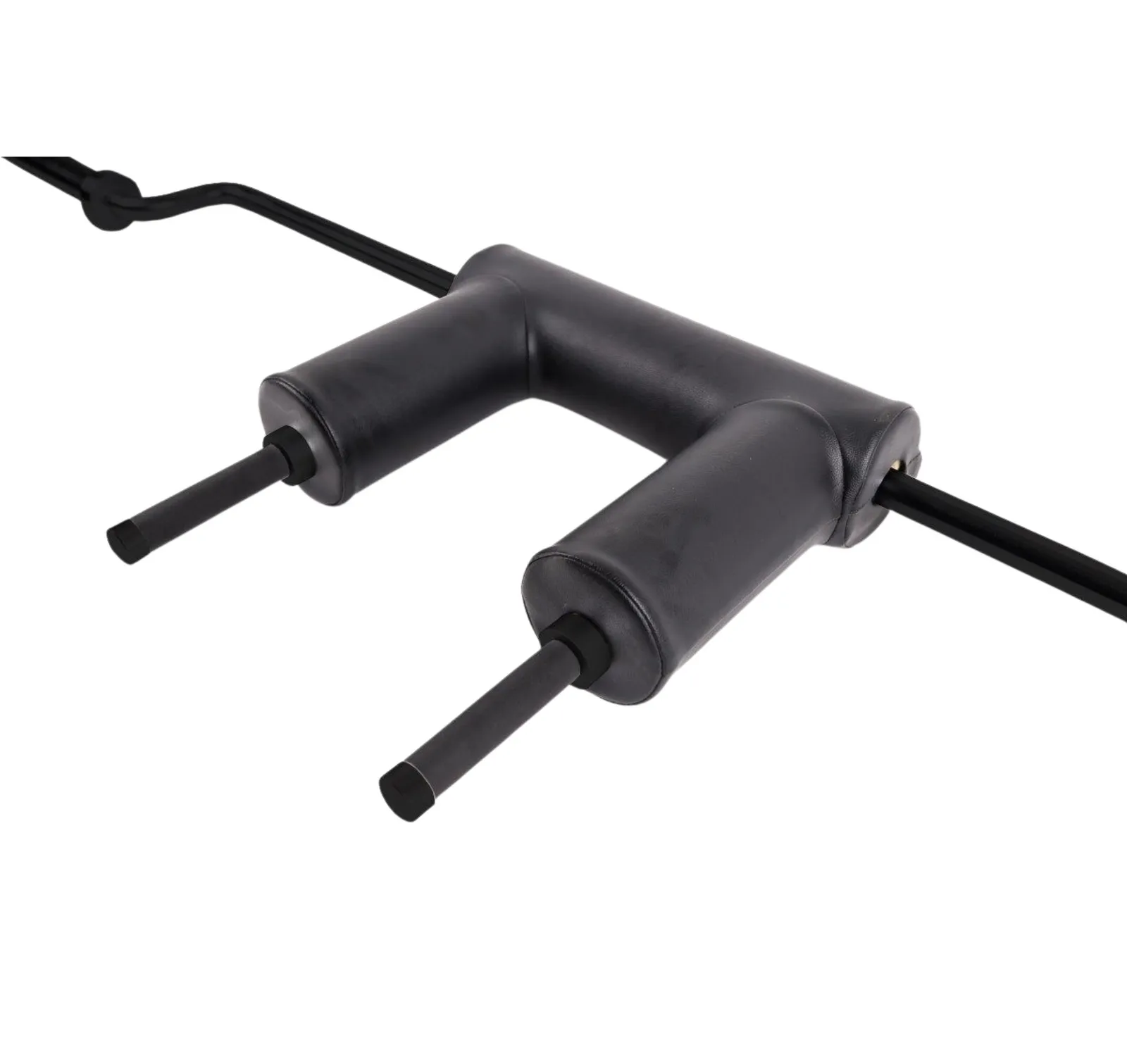 Morgan Elite Safety Squat Bar | Black Harden Chrome | 2.2m