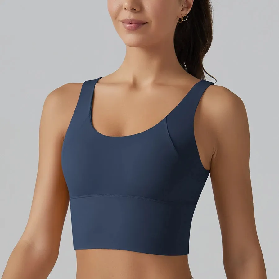 Move Like Diva Push-Up Padded Sports Bra