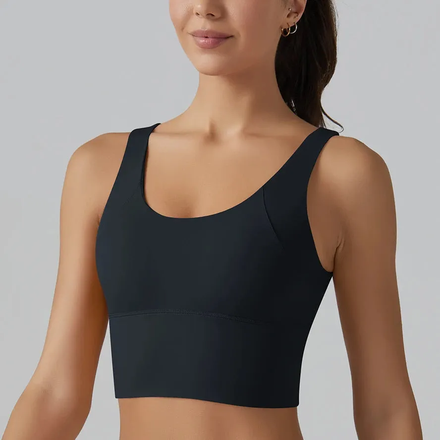 Move Like Diva Push-Up Padded Sports Bra